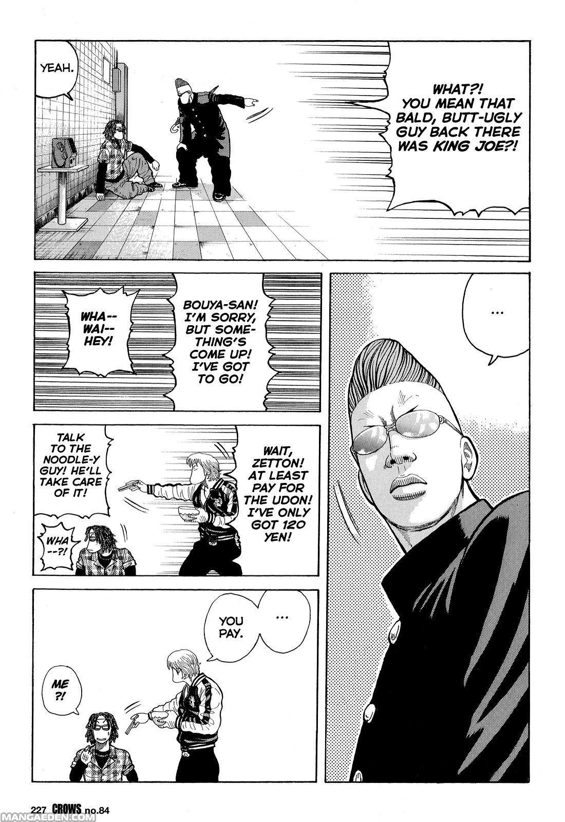 Crows Chapter 86 page 22 - Chapter 86: The Four Heads