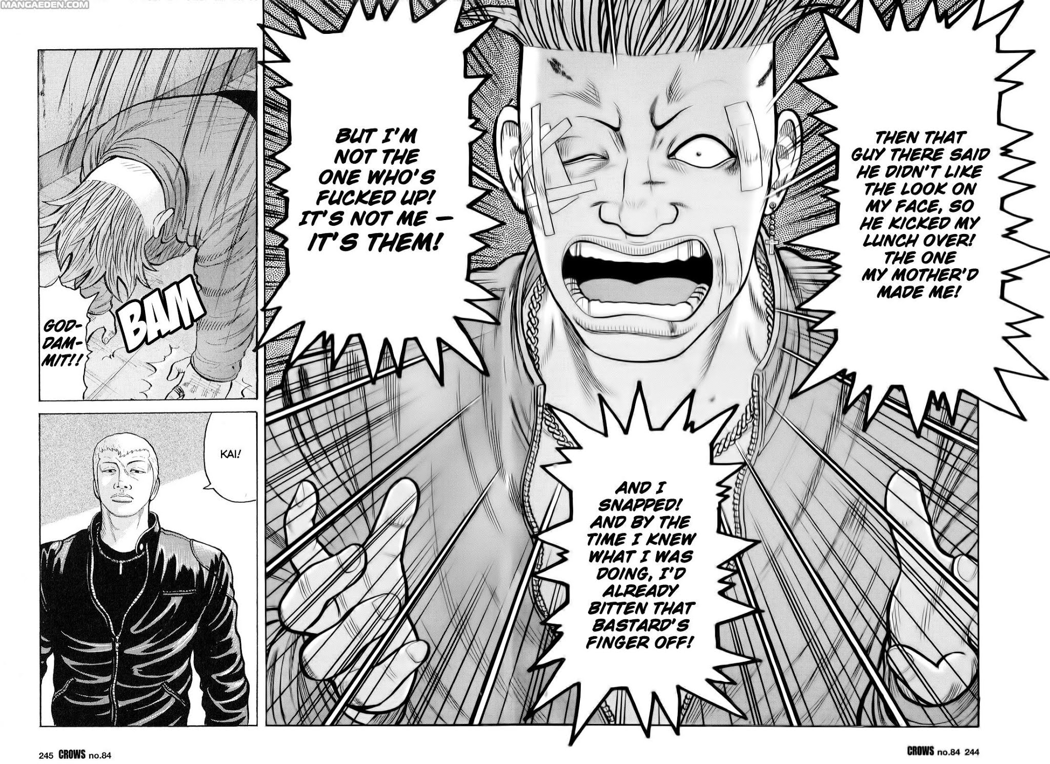 Crows Chapter 86 page 38 - Chapter 86: The Four Heads