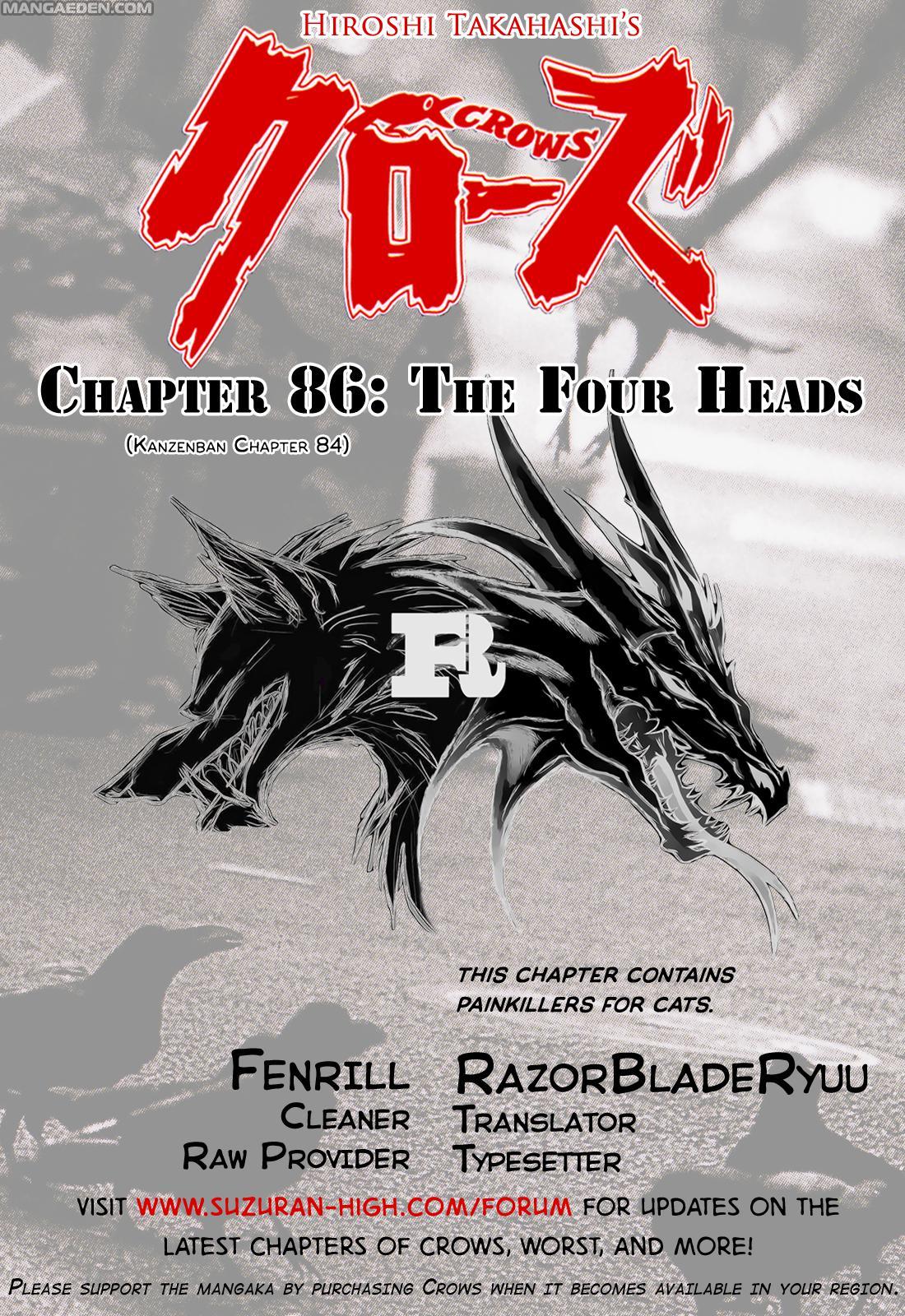 Crows Chapter 86 page 48 - Chapter 86: The Four Heads