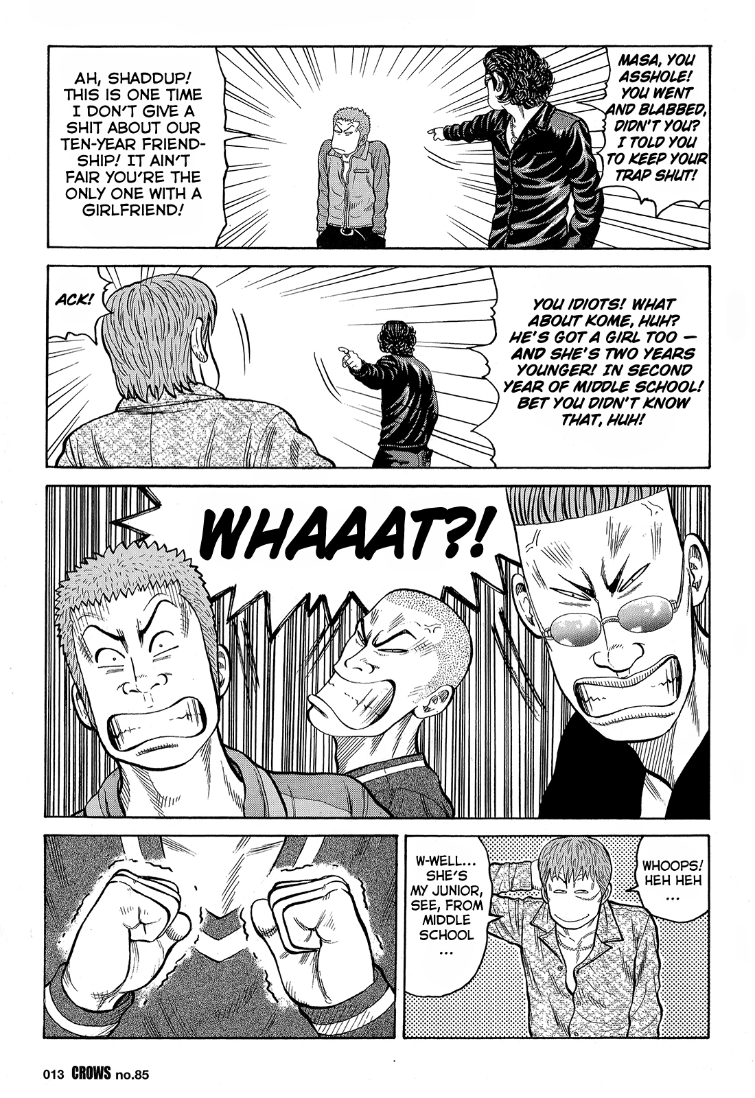 Crows Chapter 87 page 10 - Chapter 87: T, K, P, Z