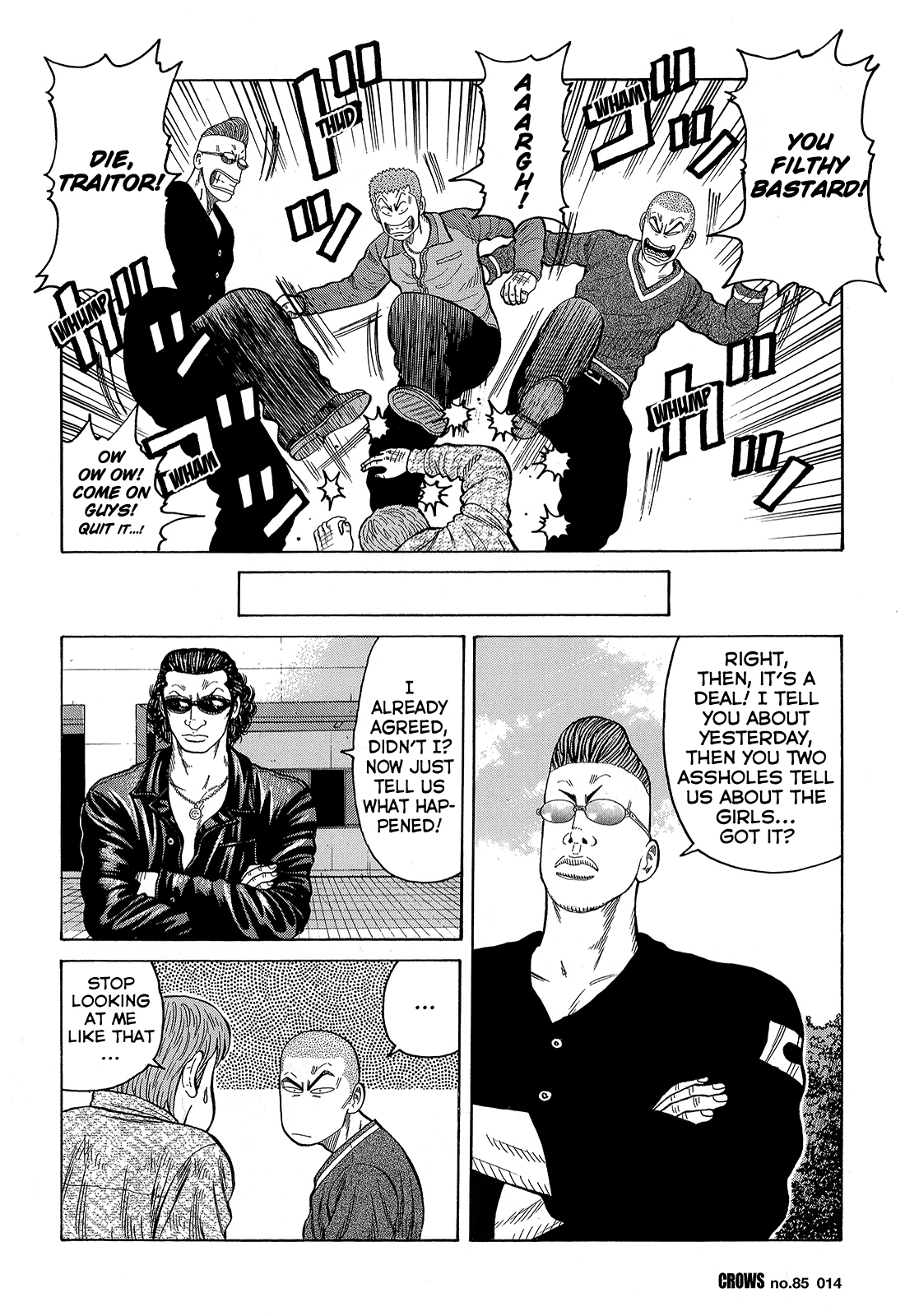 Crows Chapter 87 page 11 - Chapter 87: T, K, P, Z