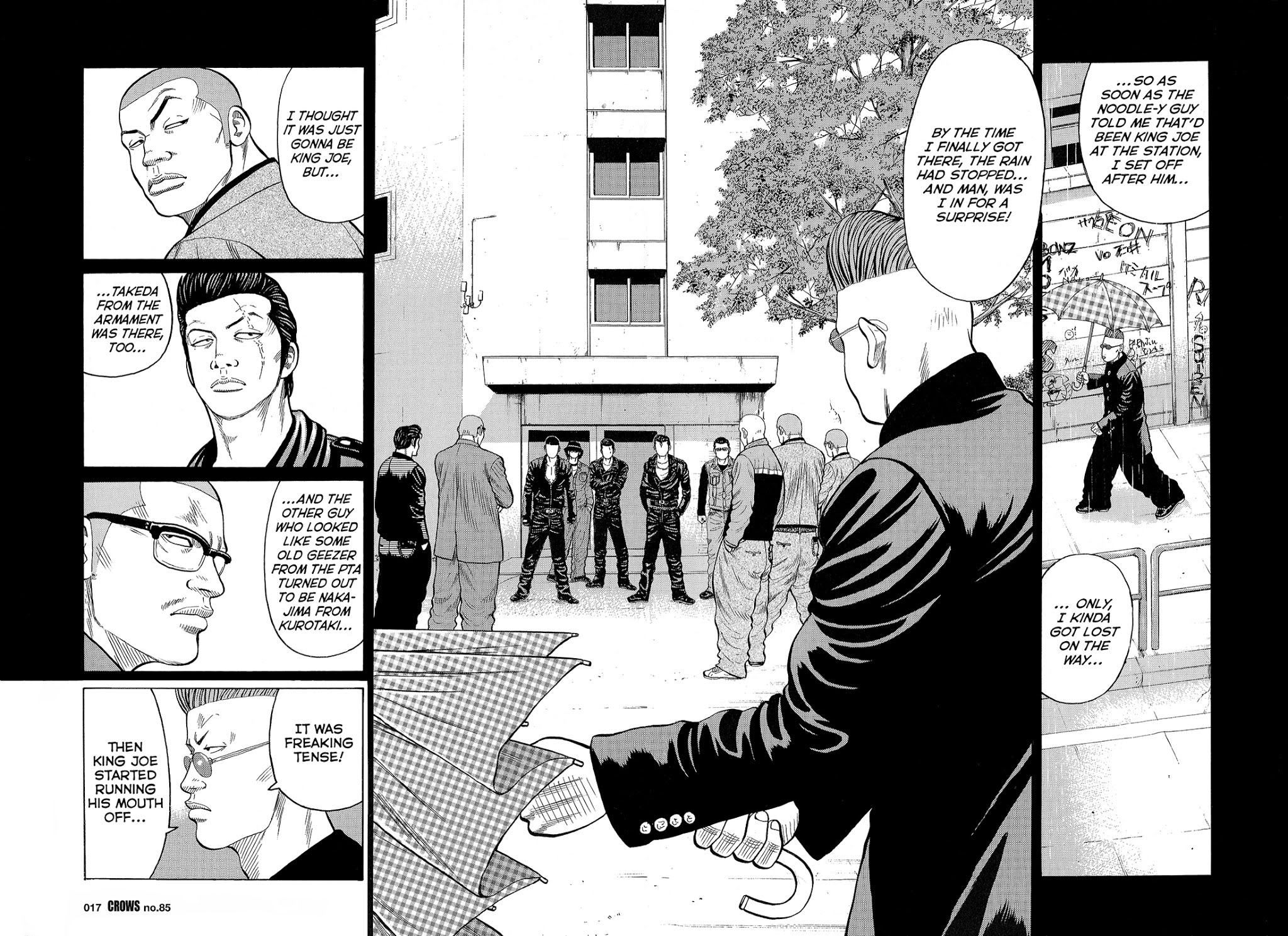 Crows Chapter 87 page 13 - Chapter 87: T, K, P, Z