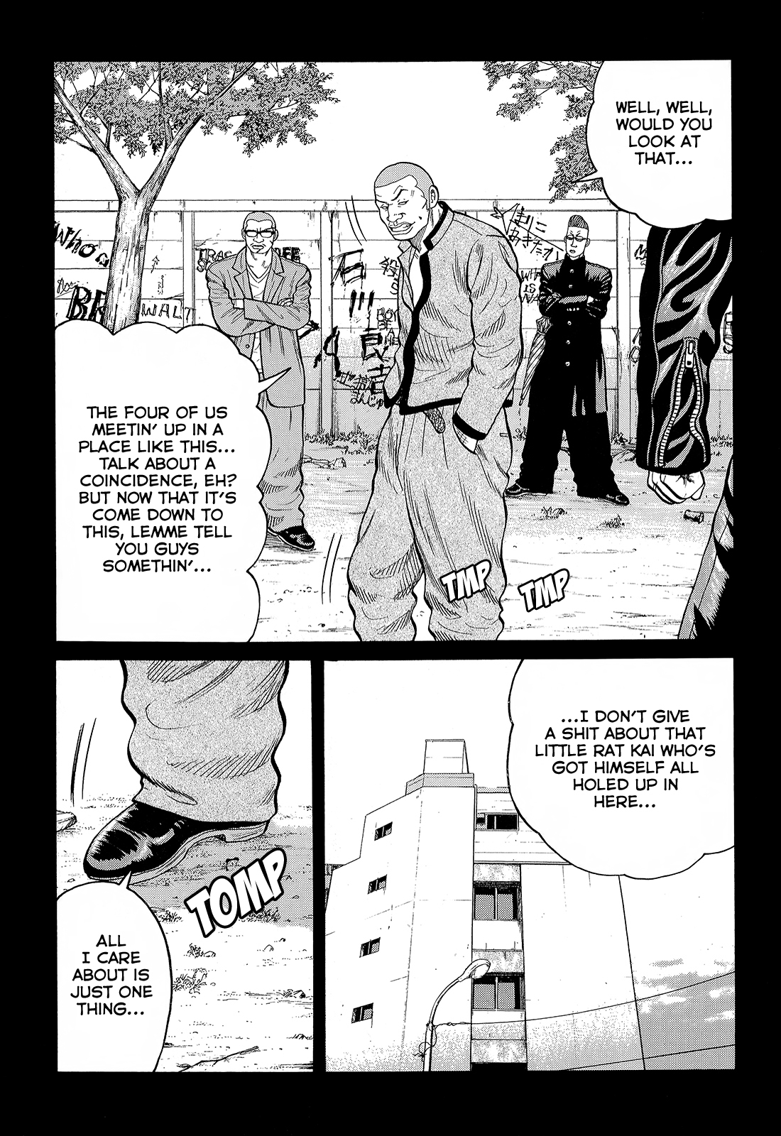 Crows Chapter 87 page 14 - Chapter 87: T, K, P, Z