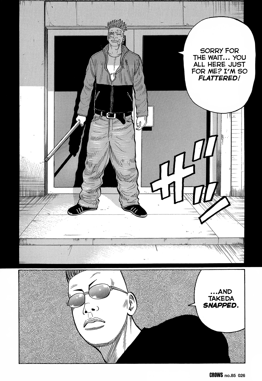 Crows Chapter 87 page 22 - Chapter 87: T, K, P, Z