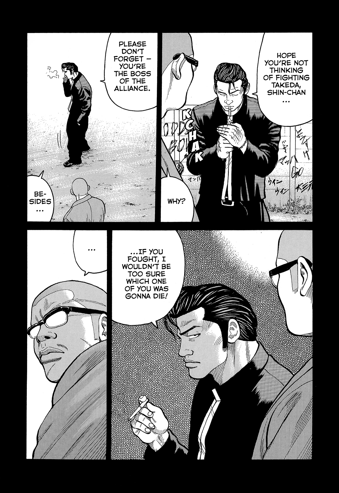 Crows Chapter 87 page 37 - Chapter 87: T, K, P, Z