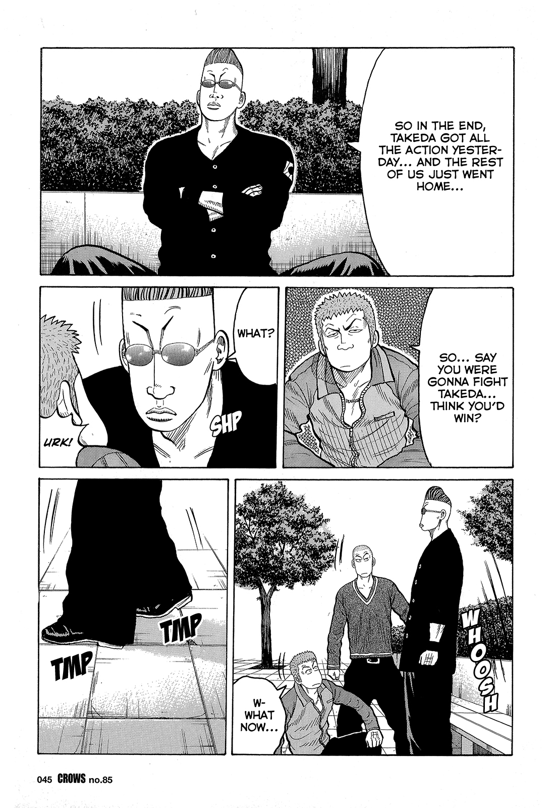 Crows Chapter 87 page 40 - Chapter 87: T, K, P, Z