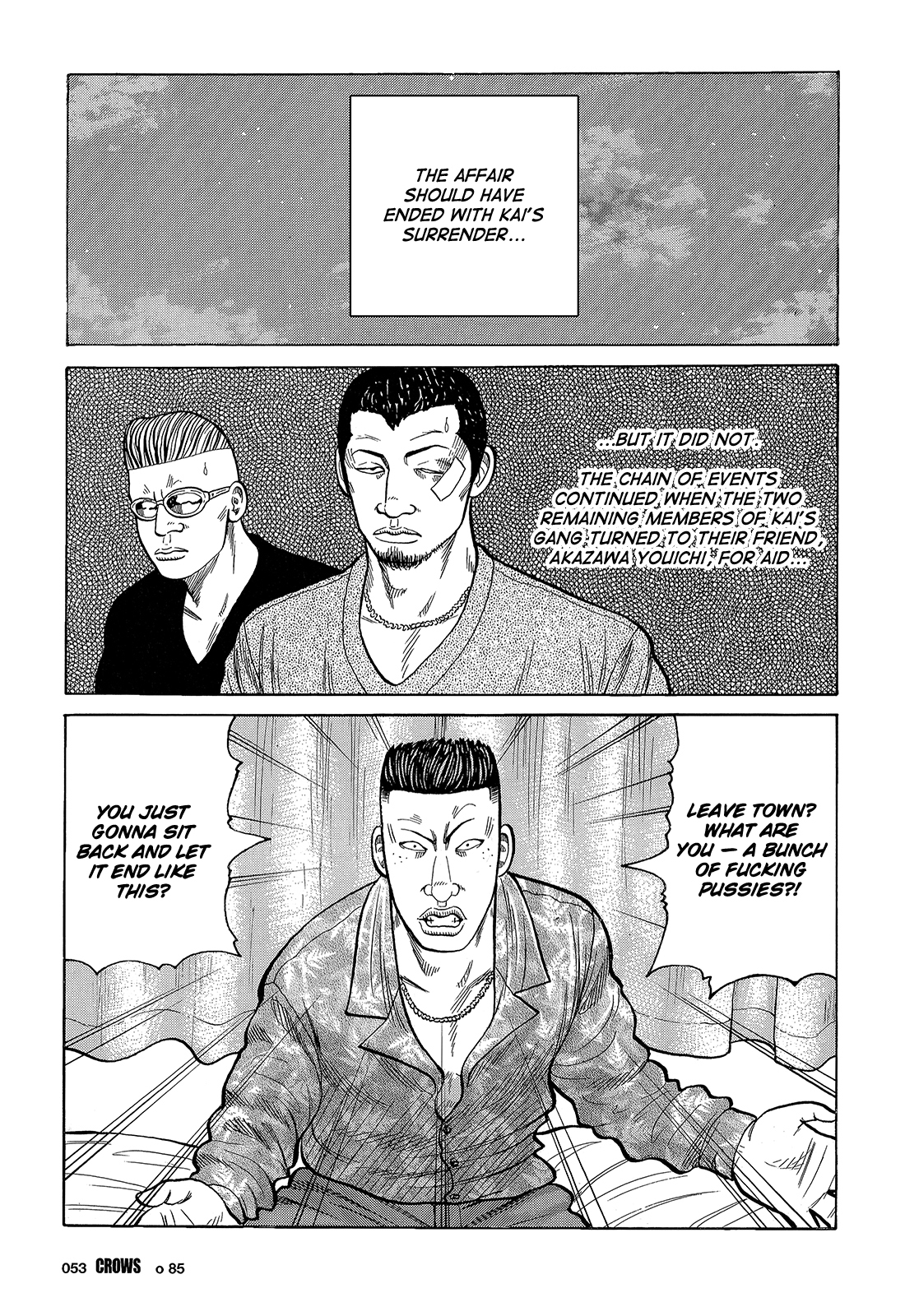 Crows Chapter 87 page 48 - Chapter 87: T, K, P, Z