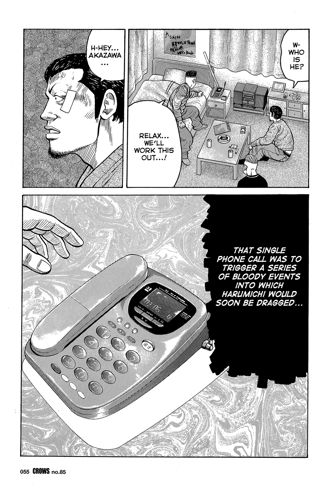 Crows Chapter 87 page 50 - Chapter 87: T, K, P, Z