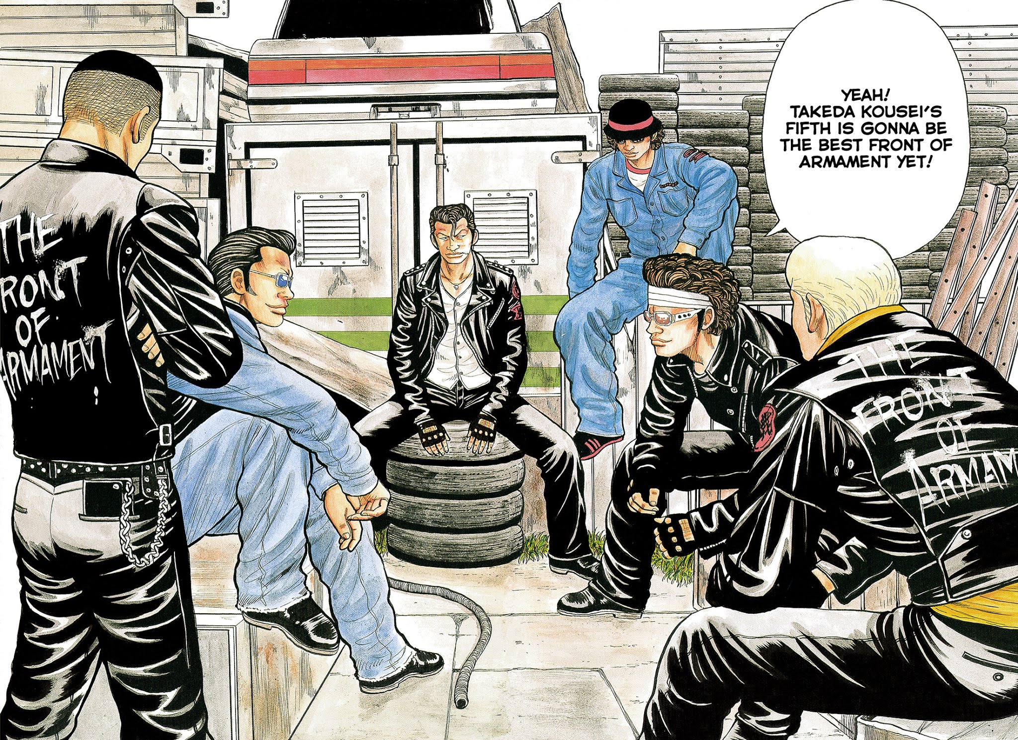 Crows Chapter 87 page 6 - Chapter 87: T, K, P, Z