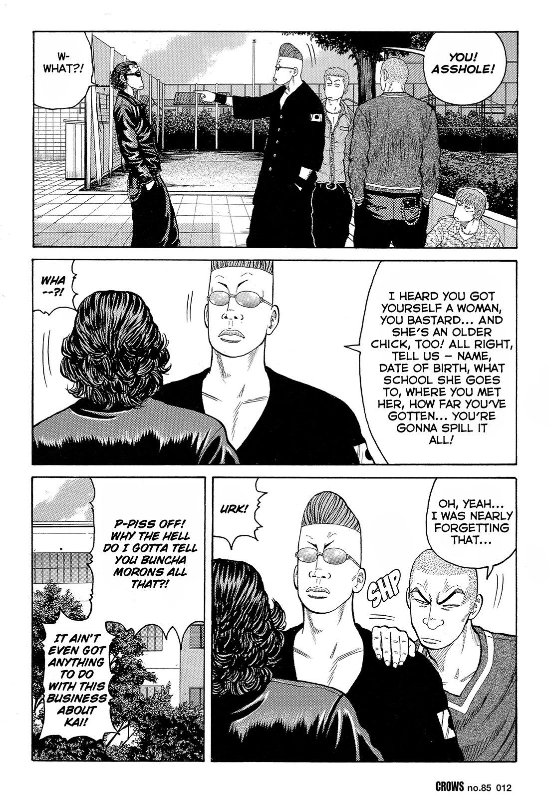 Crows Chapter 87 page 9 - Chapter 87: T, K, P, Z