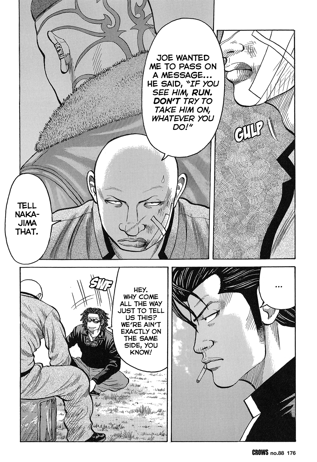 Crows Chapter 90 page 22 - Chapter 90: A Message from Joe