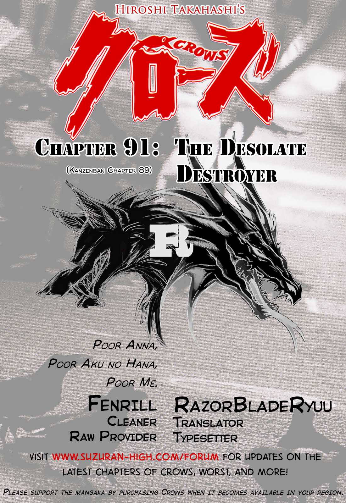 Crows Chapter 91 page 43 - Chapter 91: The Desolate Destroyer