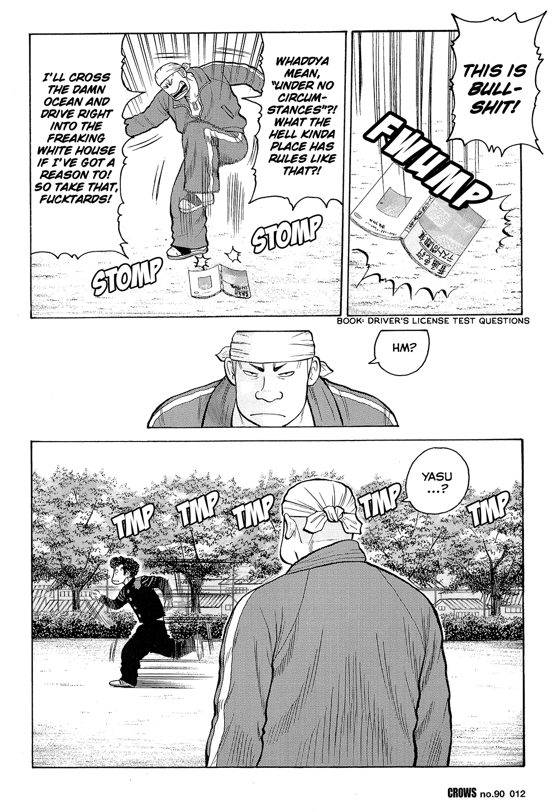 Crows Chapter 92 page 10 - Chapter 92: Kuzugami Tatsuo Versus the Gejigeji Brothers