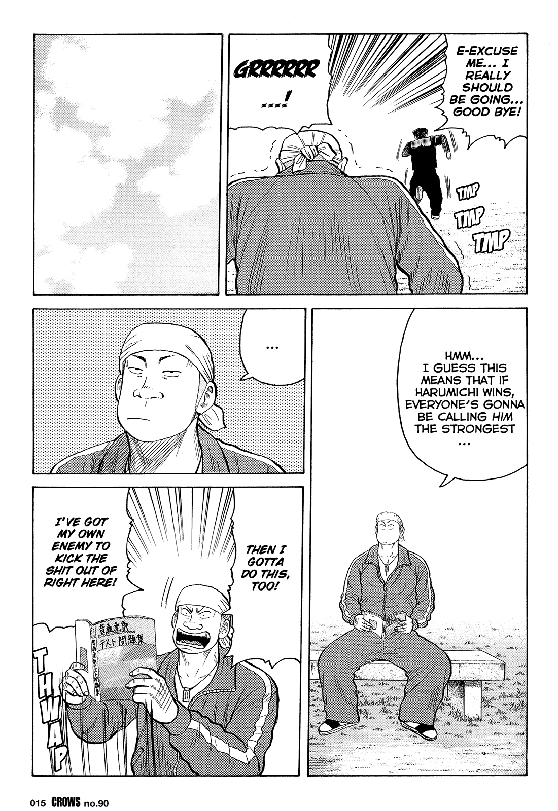 Crows Chapter 92 page 13 - Chapter 92: Kuzugami Tatsuo Versus the Gejigeji Brothers