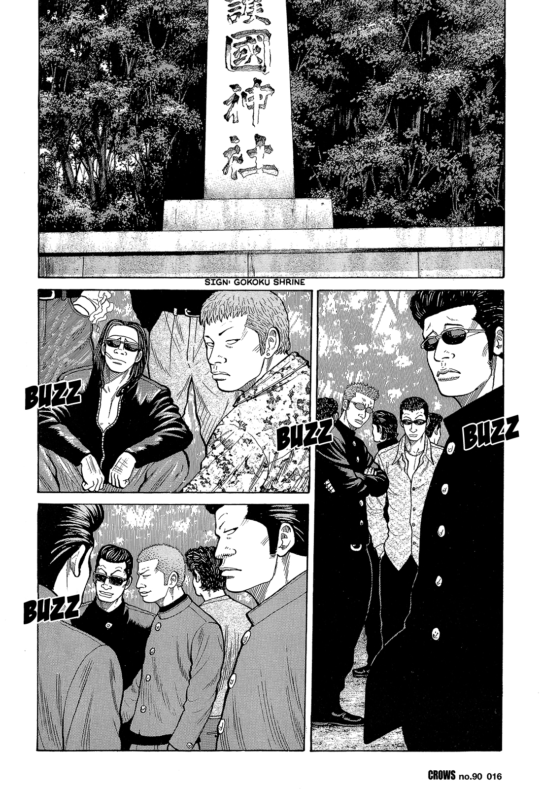 Crows Chapter 92 page 14 - Chapter 92: Kuzugami Tatsuo Versus the Gejigeji Brothers