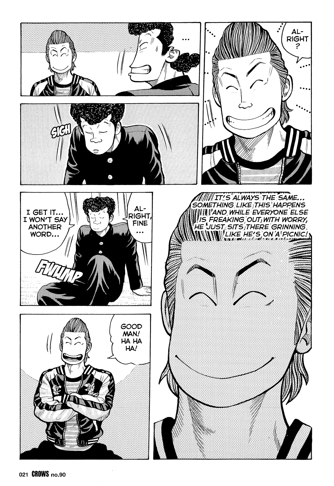 Crows Chapter 92 page 18 - Chapter 92: Kuzugami Tatsuo Versus the Gejigeji Brothers