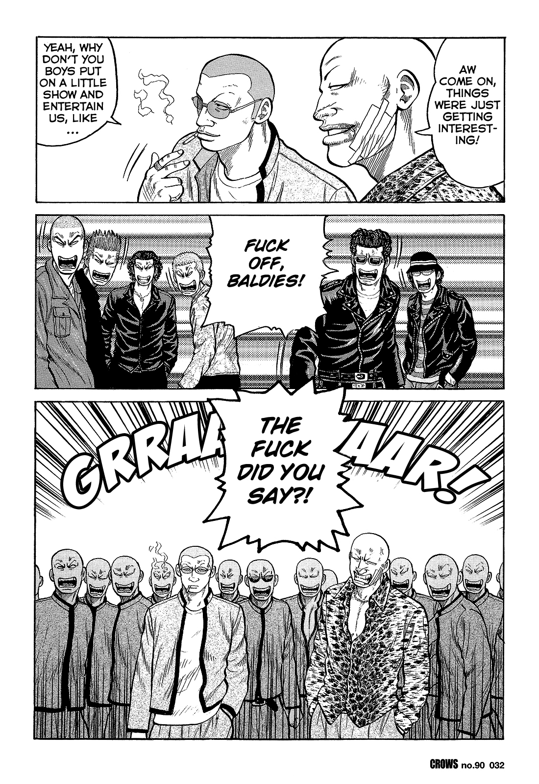 Crows Chapter 92 page 28 - Chapter 92: Kuzugami Tatsuo Versus the Gejigeji Brothers