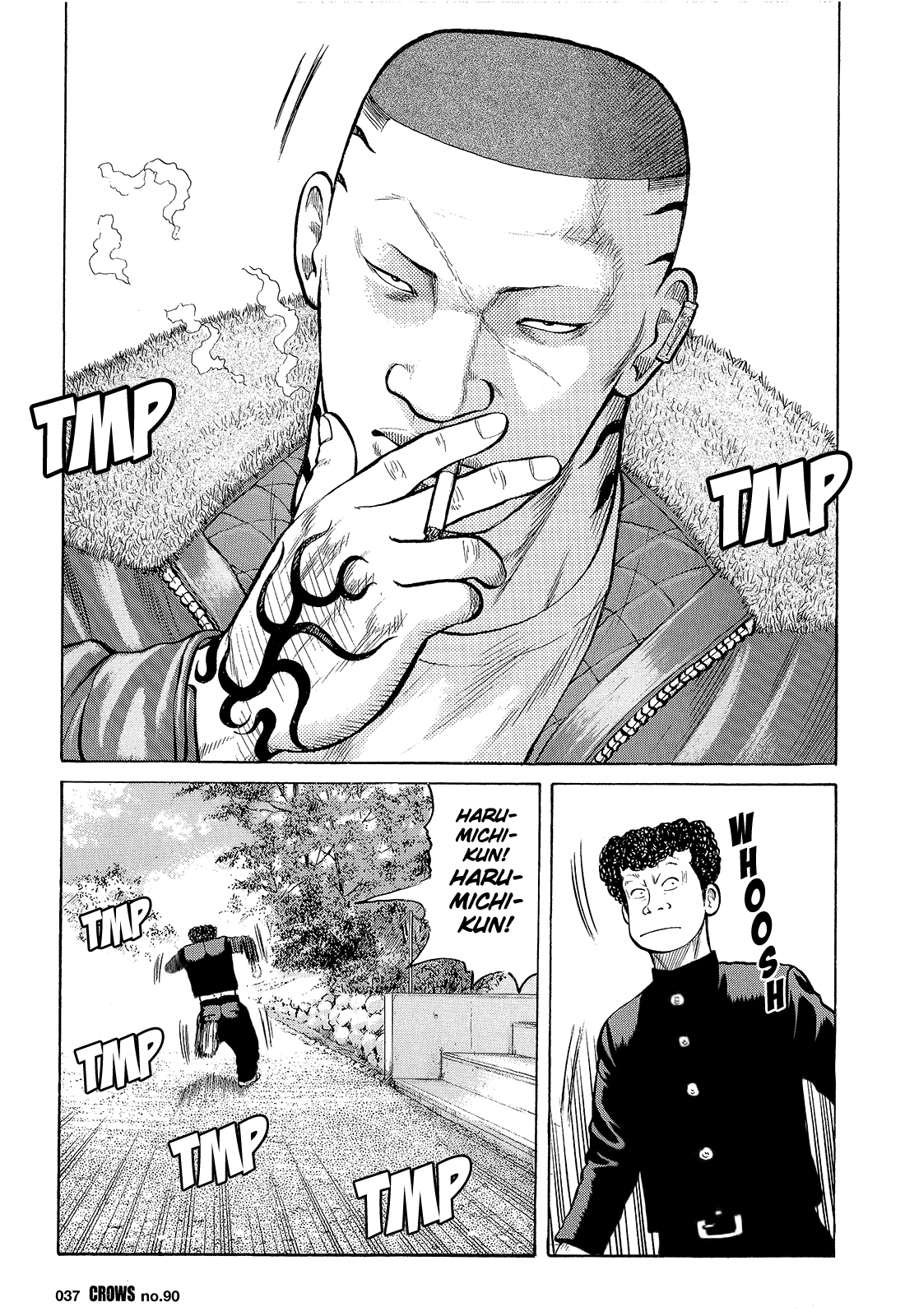 Crows Chapter 92 page 32 - Chapter 92: Kuzugami Tatsuo Versus the Gejigeji Brothers