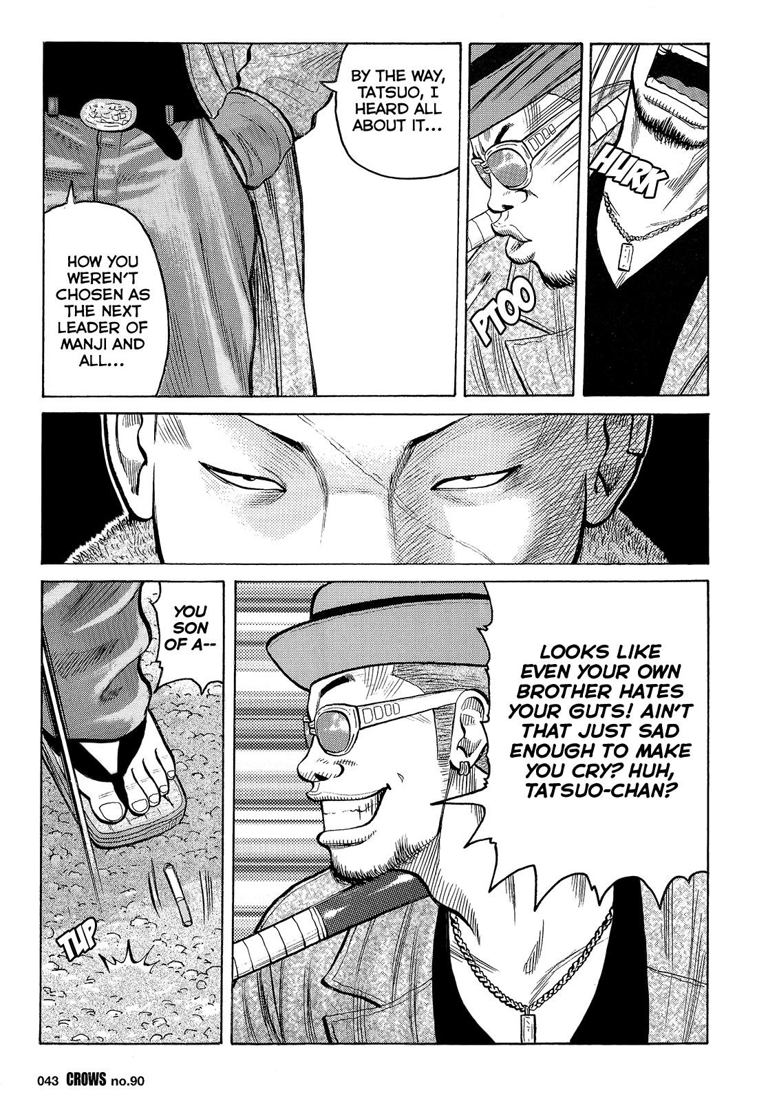 Crows Chapter 92 page 38 - Chapter 92: Kuzugami Tatsuo Versus the Gejigeji Brothers