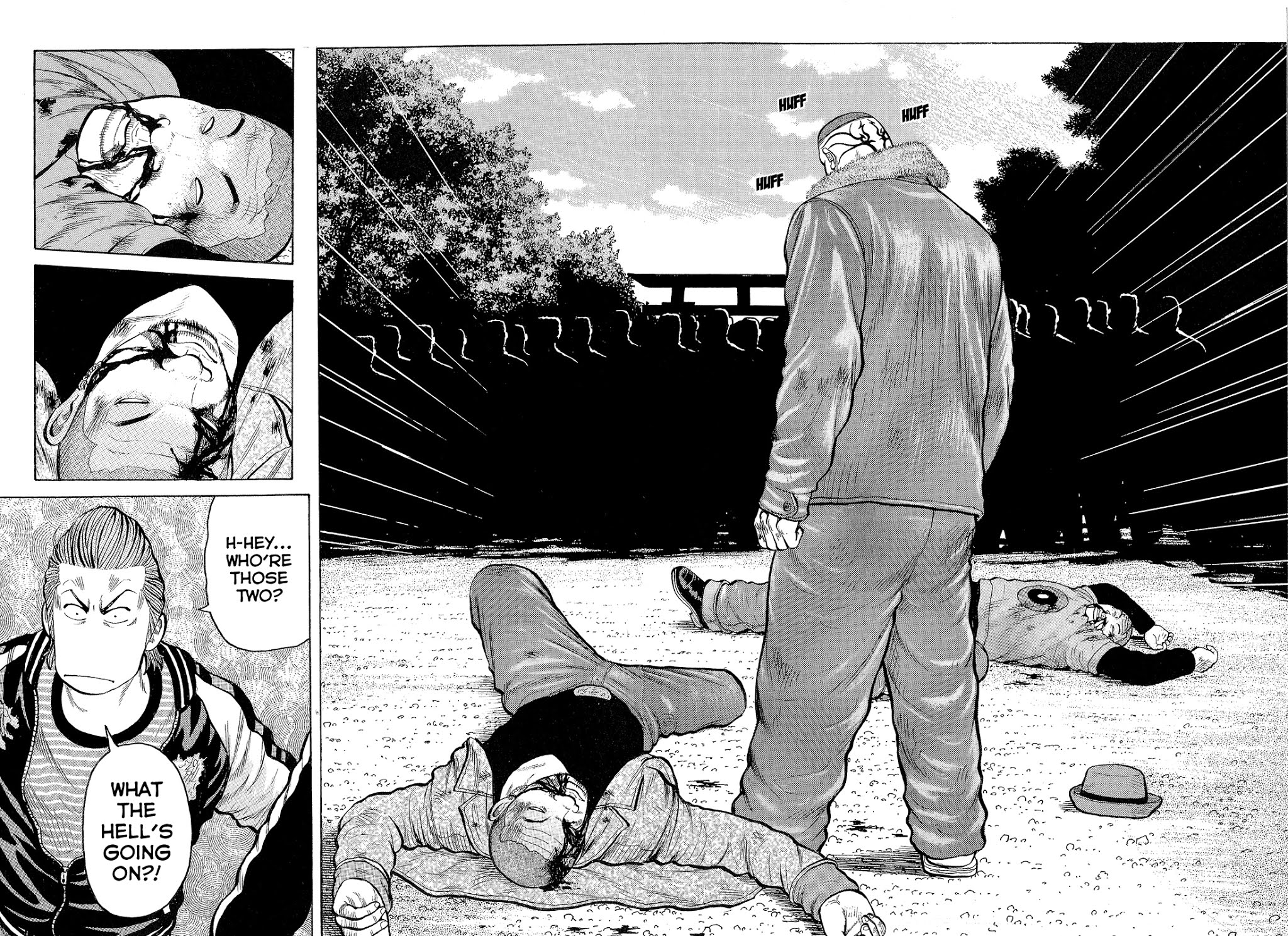 Crows Chapter 92 page 45 - Chapter 92: Kuzugami Tatsuo Versus the Gejigeji Brothers