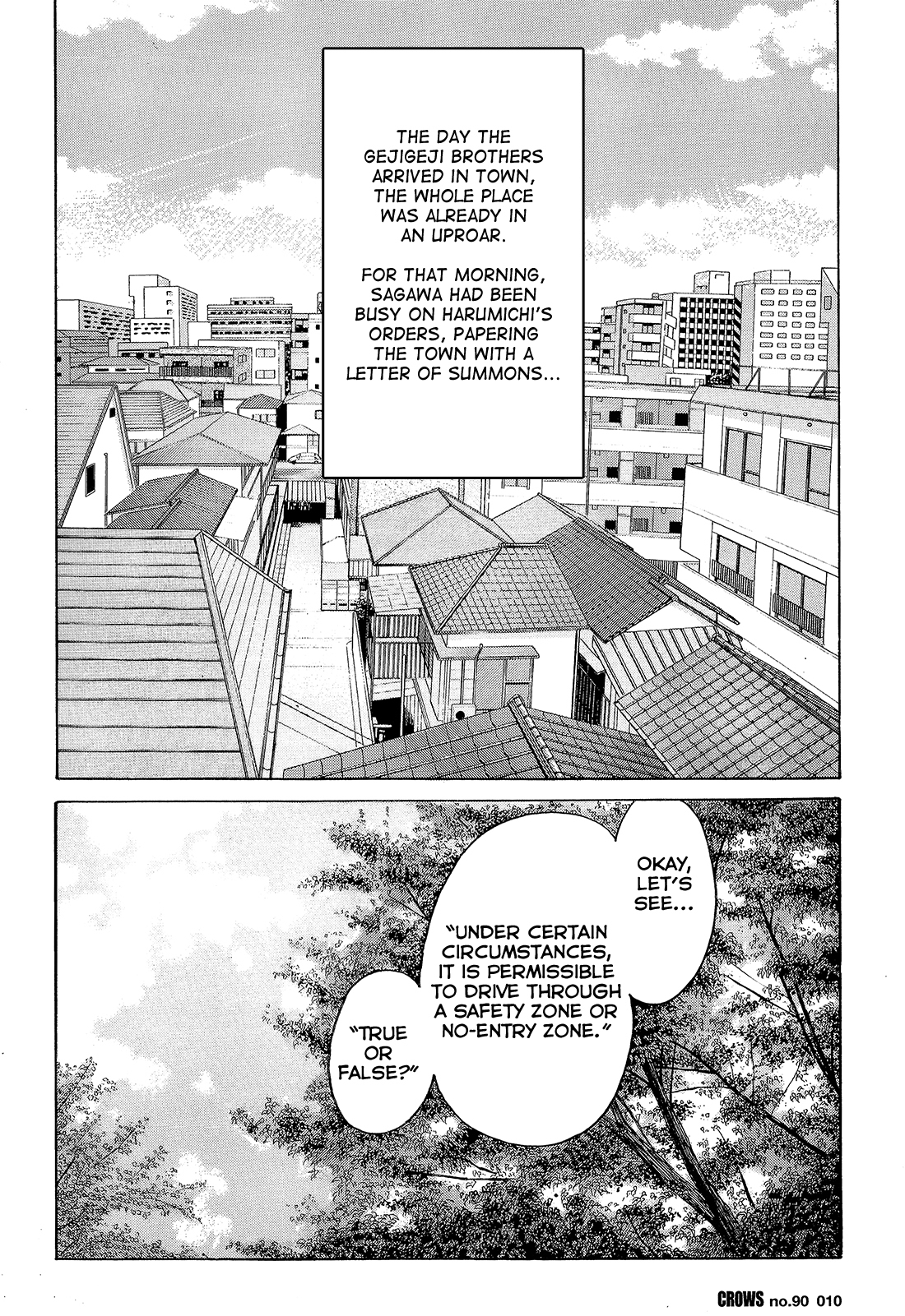 Crows Chapter 92 page 8 - Chapter 92: Kuzugami Tatsuo Versus the Gejigeji Brothers