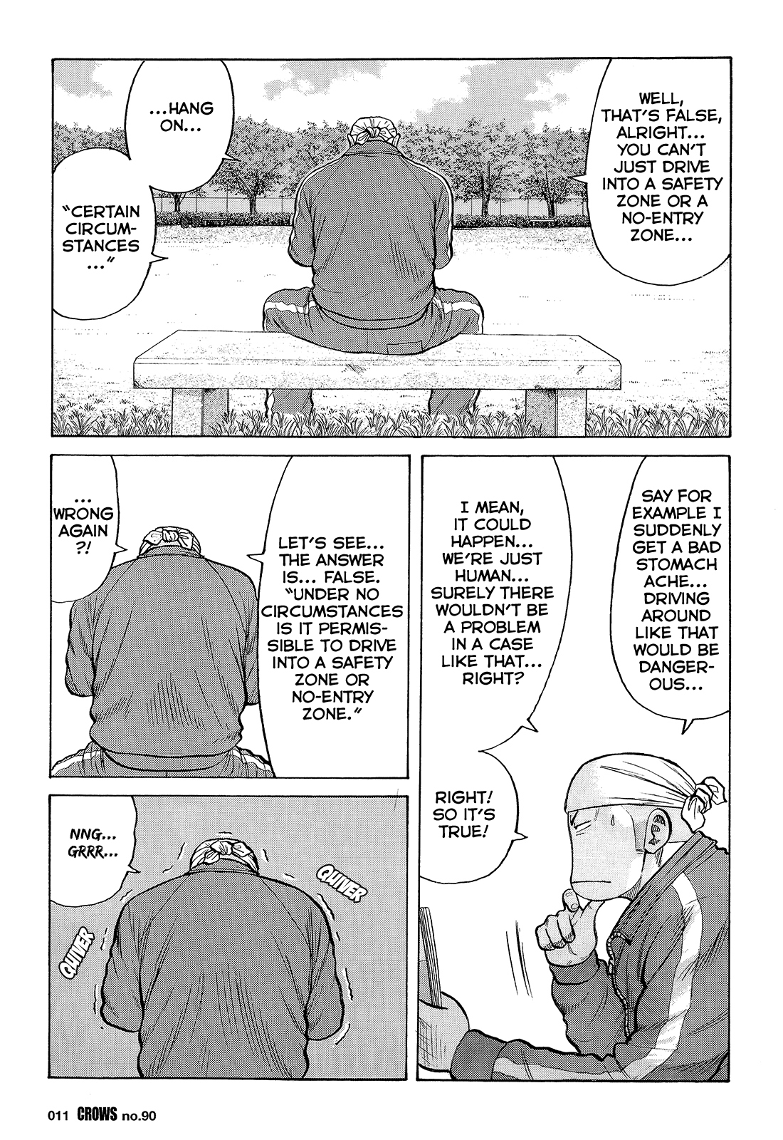 Crows Chapter 92 page 9 - Chapter 92: Kuzugami Tatsuo Versus the Gejigeji Brothers