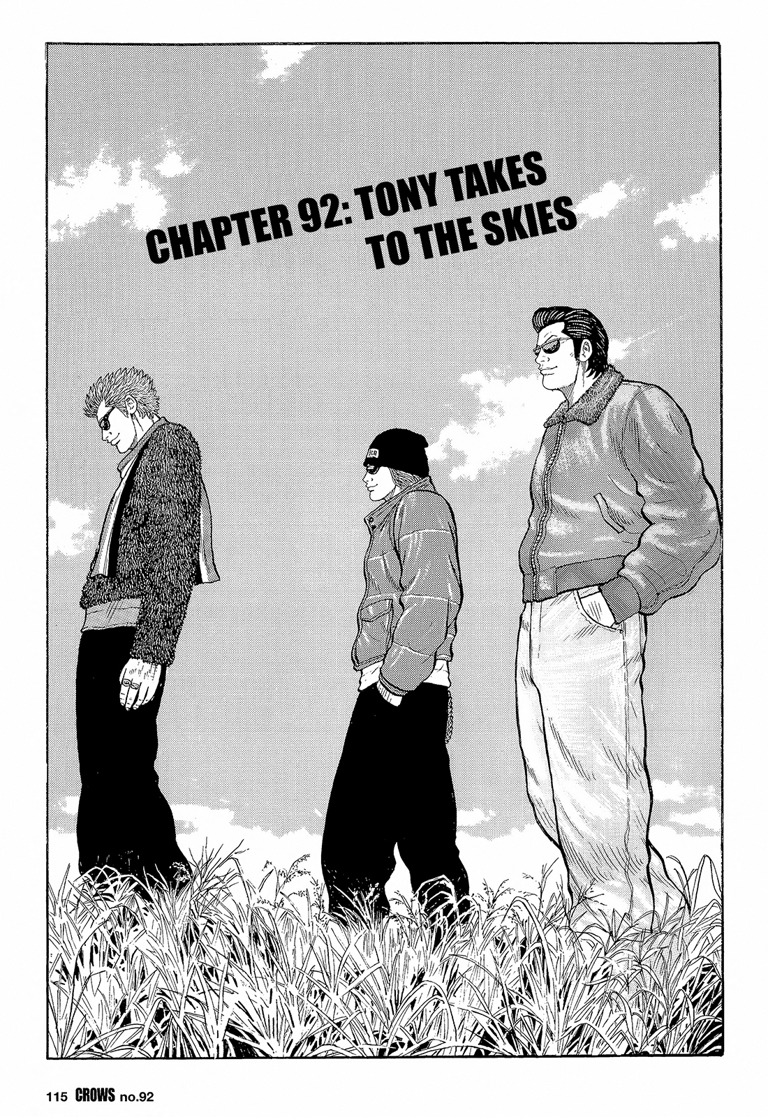 Crows Chapter 94 page 1 - Chapter 94: Tony Takes to the Skies