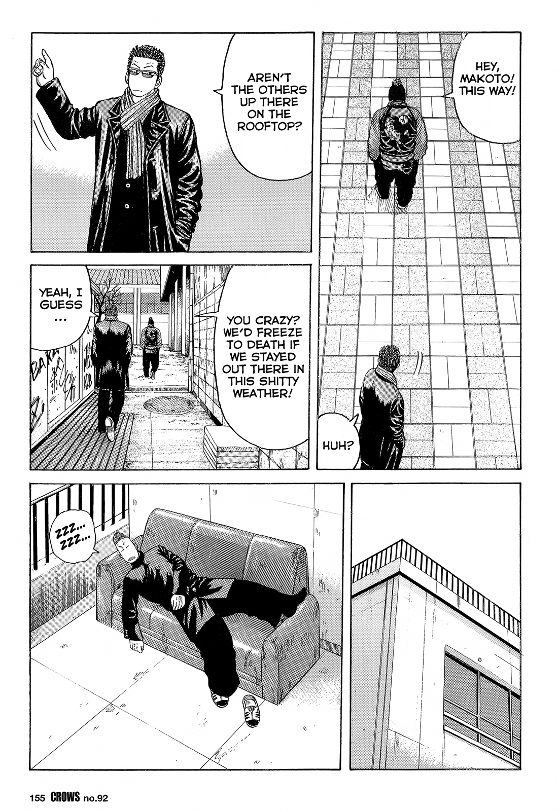 Crows Chapter 94 page 38 - Chapter 94: Tony Takes to the Skies