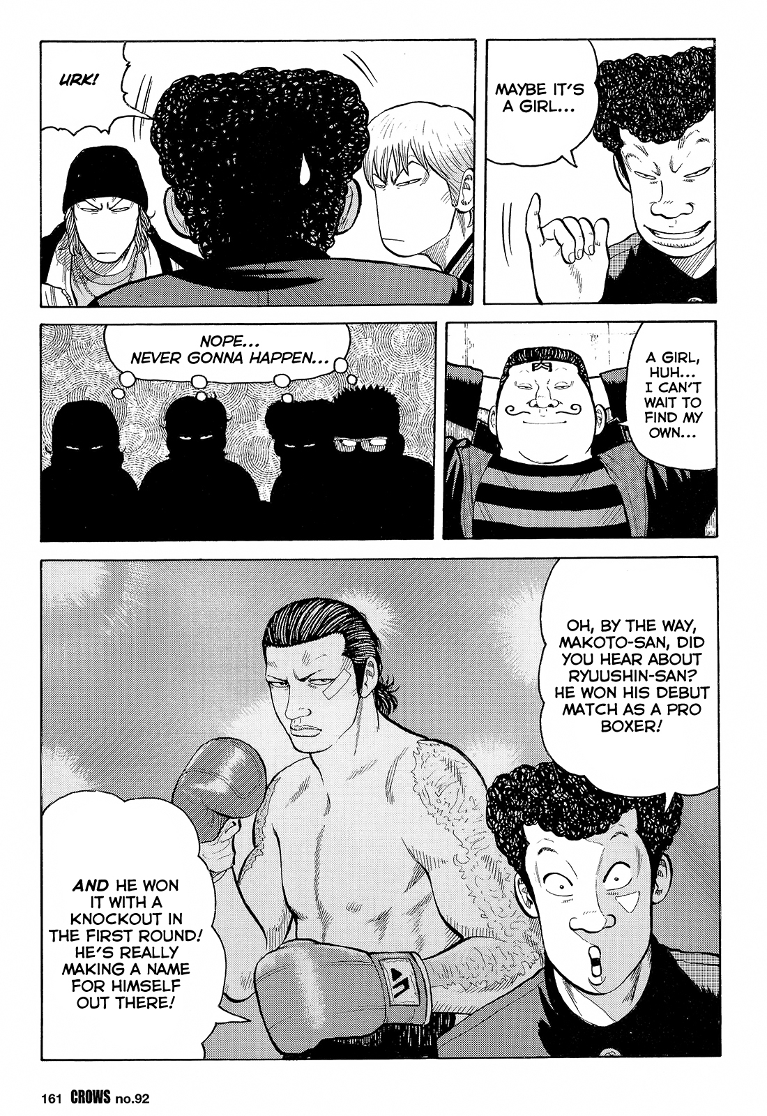Crows Chapter 94 page 44 - Chapter 94: Tony Takes to the Skies