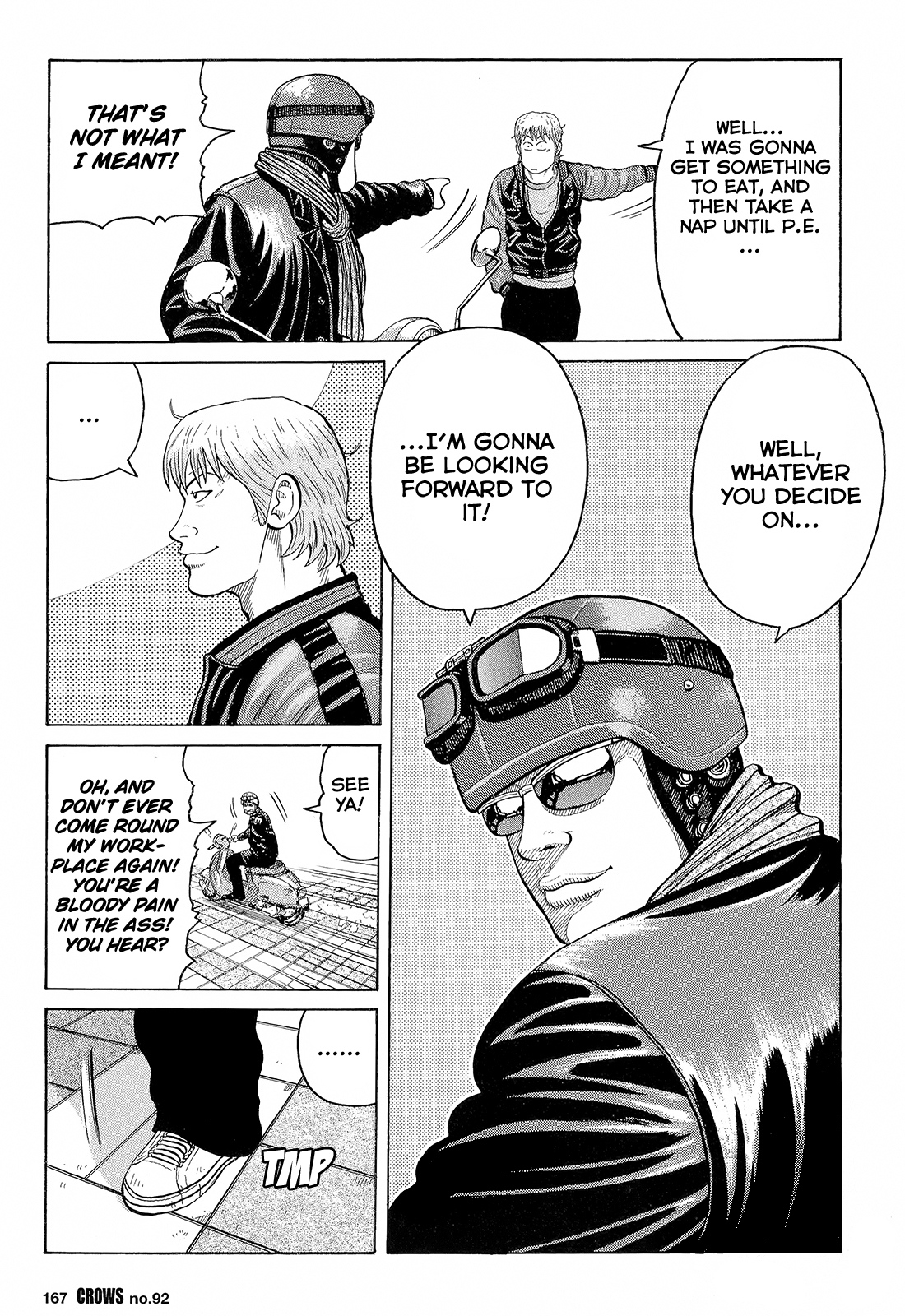 Crows Chapter 94 page 50 - Chapter 94: Tony Takes to the Skies