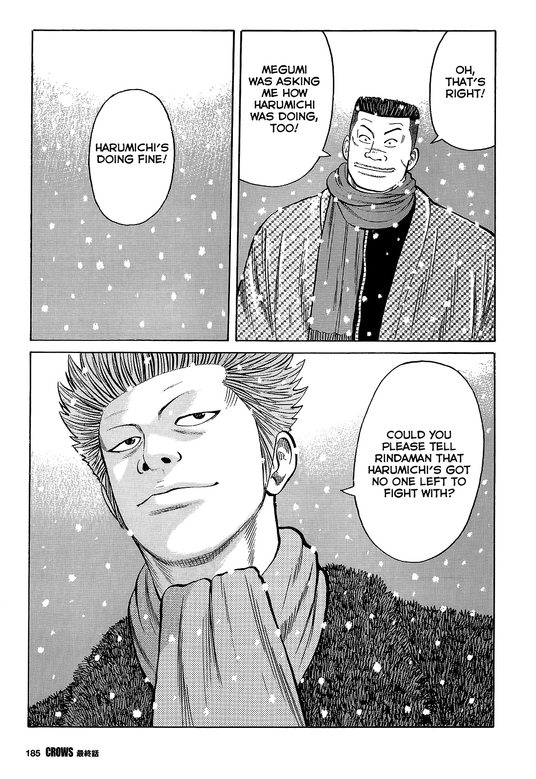 Crows Chapter 95 page 10 - Chapter 95: CROWS is... [END]