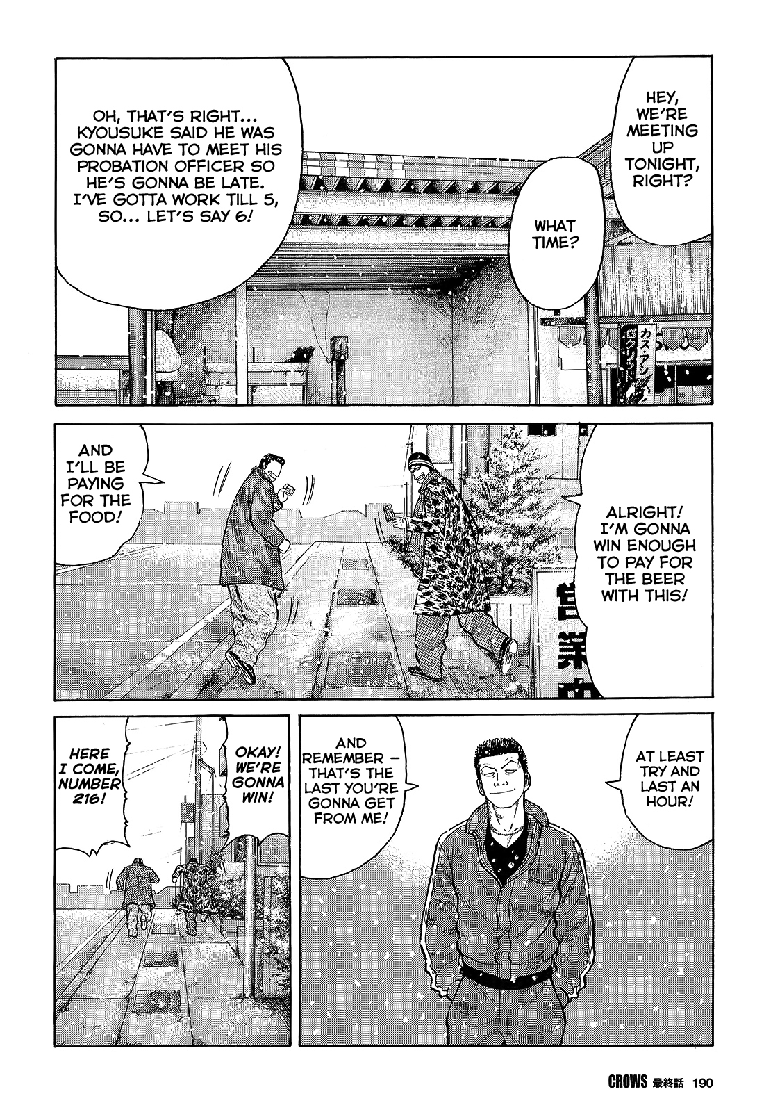 Crows Chapter 95 page 15 - Chapter 95: CROWS is... [END]