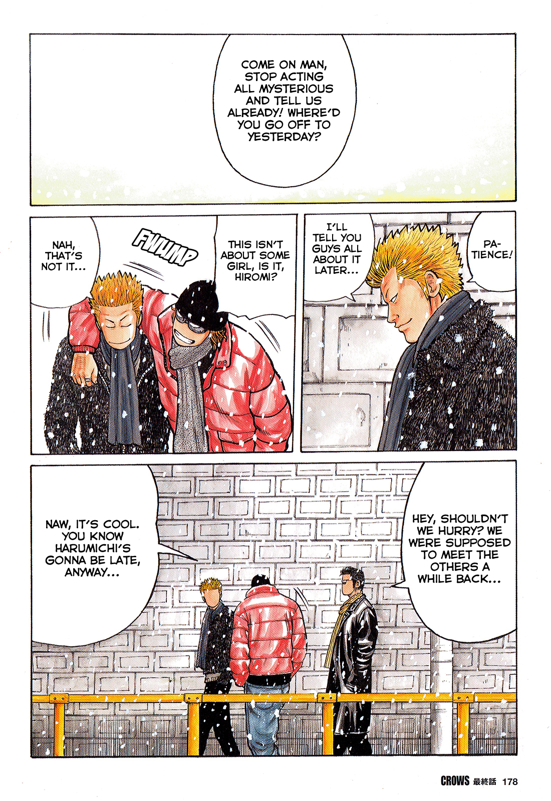Crows Chapter 95 page 3 - Chapter 95: CROWS is... [END]