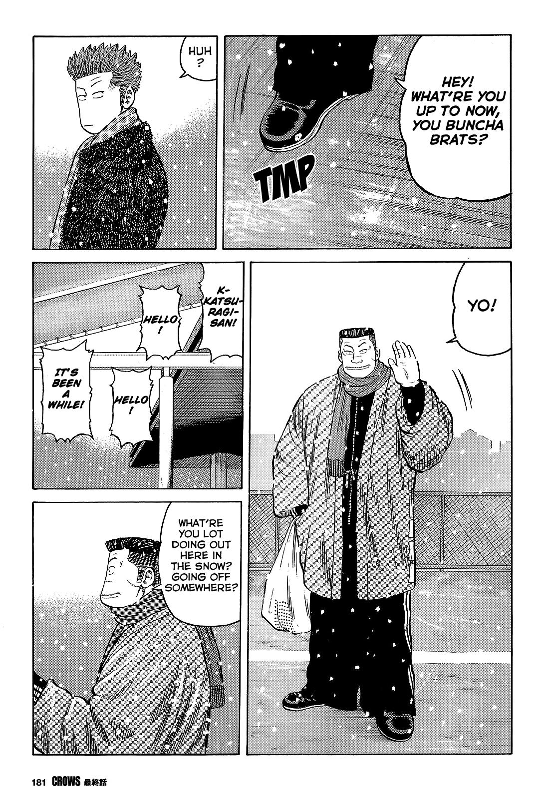 Crows Chapter 95 page 6 - Chapter 95: CROWS is... [END]