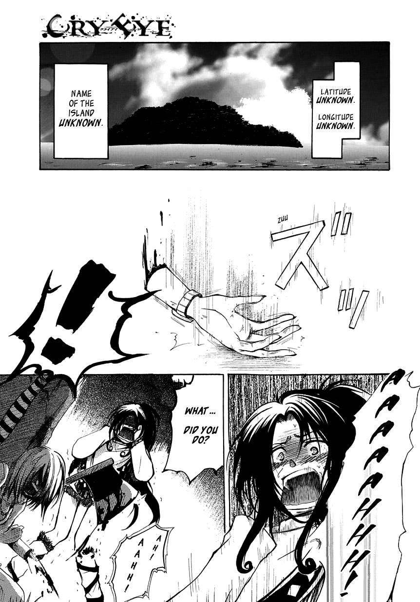 Cry Eye Chapter 3 page 2 - Chapter 3: Those That Hunt and Those Who Are Being Hunted.