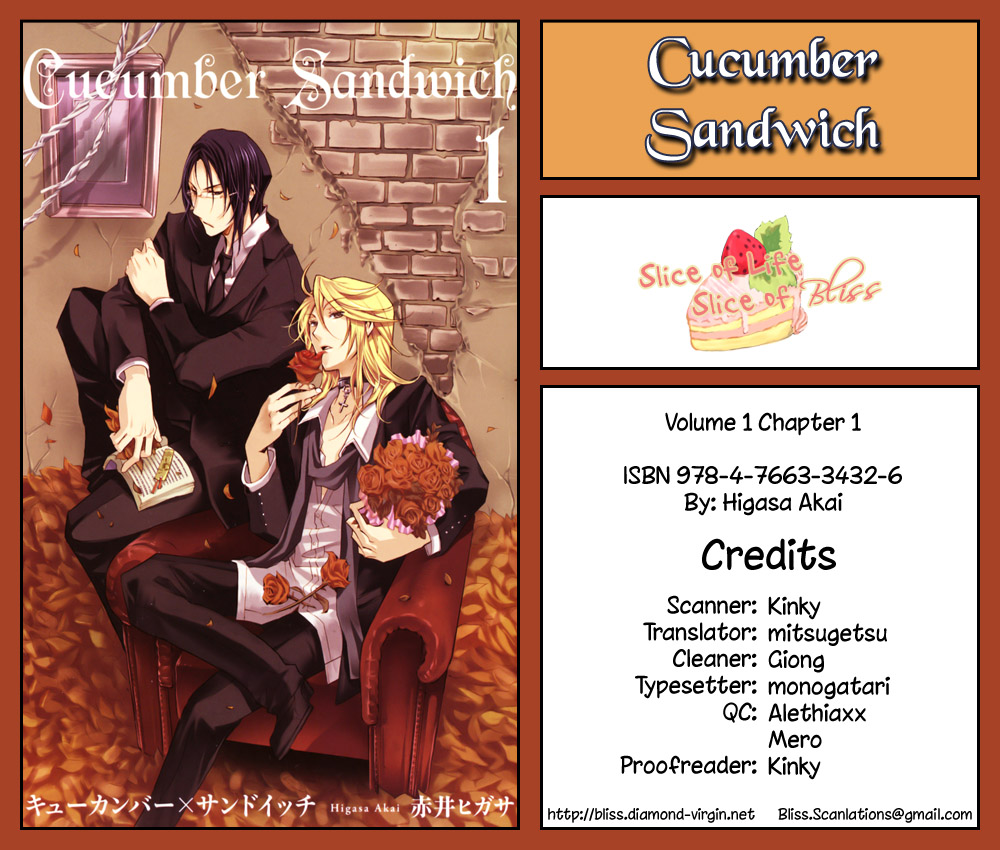 Cucumber Sandwich Chapter 1.2 page 1 - Chapter 1 v2 : The Place of Promise