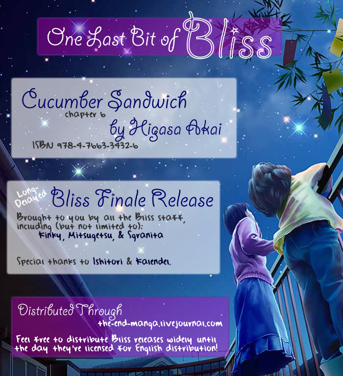 Cucumber Sandwich Chapter 6.2 page 1 - Chapter 6 v2 : It's Only a Matter of Time [End]