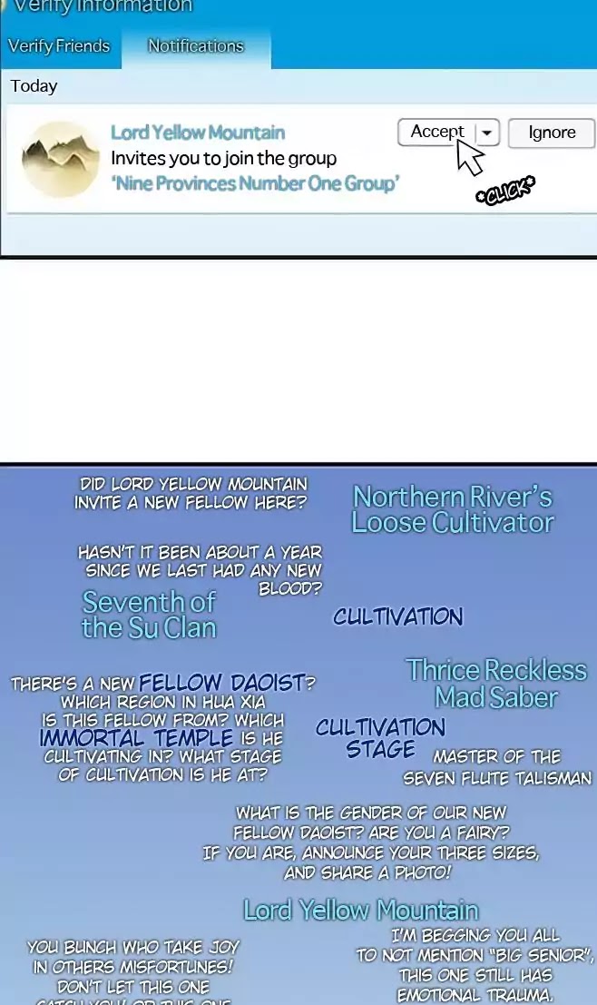 Cultivation Chat Group Chapter 0 page 8 - Chapter 0