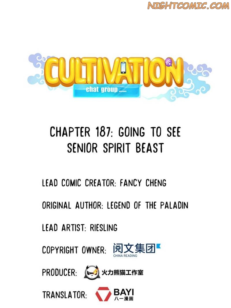 Cultivation Chat Group Chapter 187 page 1 - Chapter 187