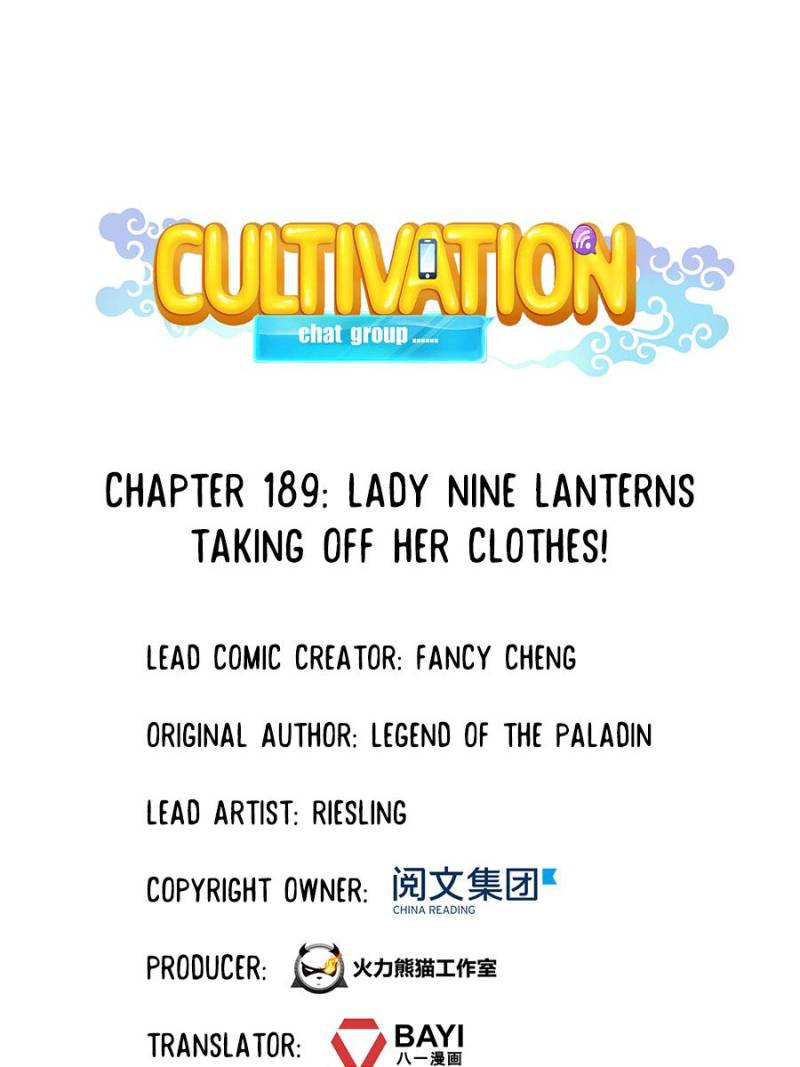 Cultivation Chat Group Chapter 189 page 1 - Chapter 189
