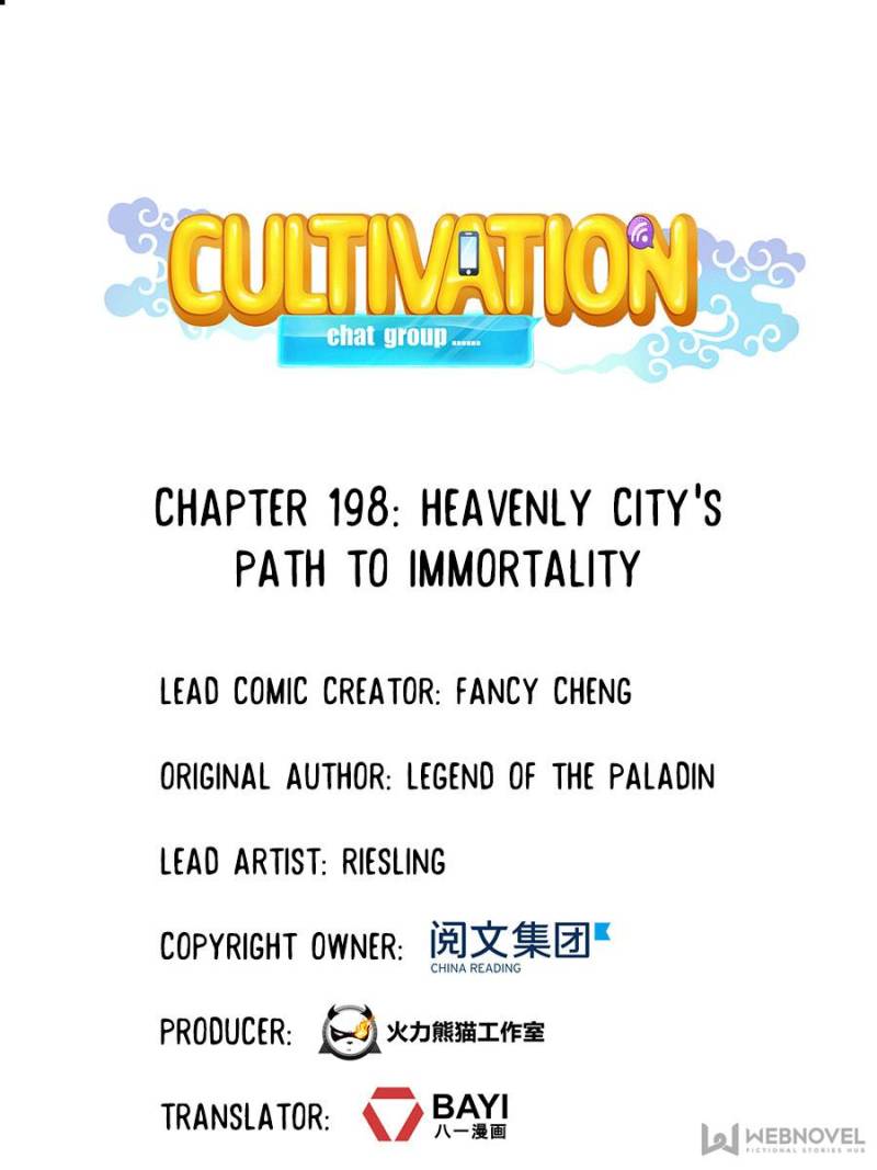 Cultivation Chat Group Chapter 198 page 1 - Chapter 198