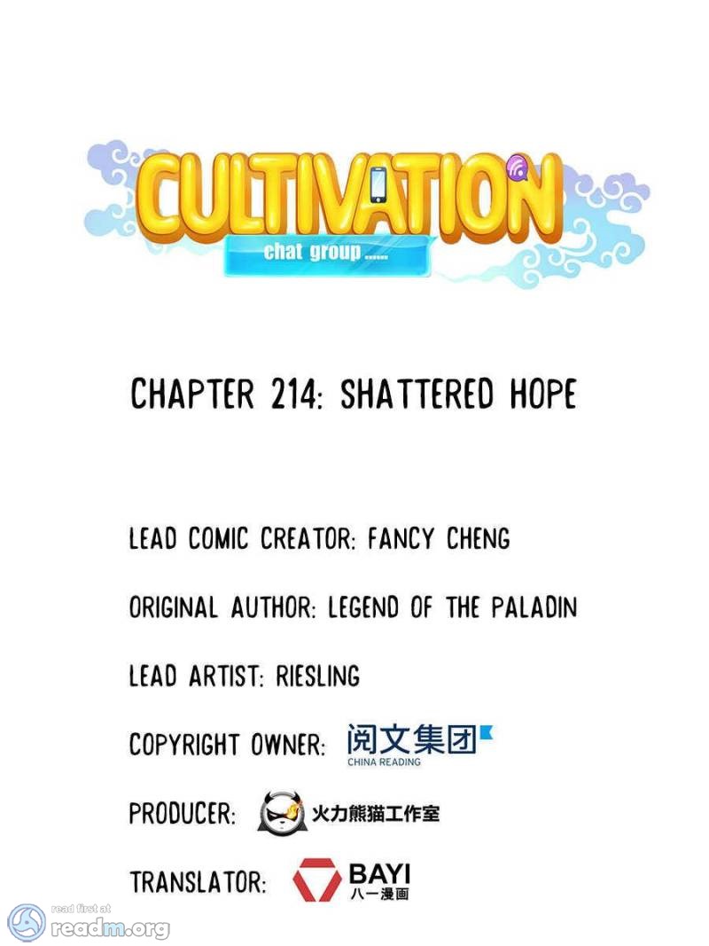Cultivation Chat Group Chapter 214 page 1 - Chapter 214