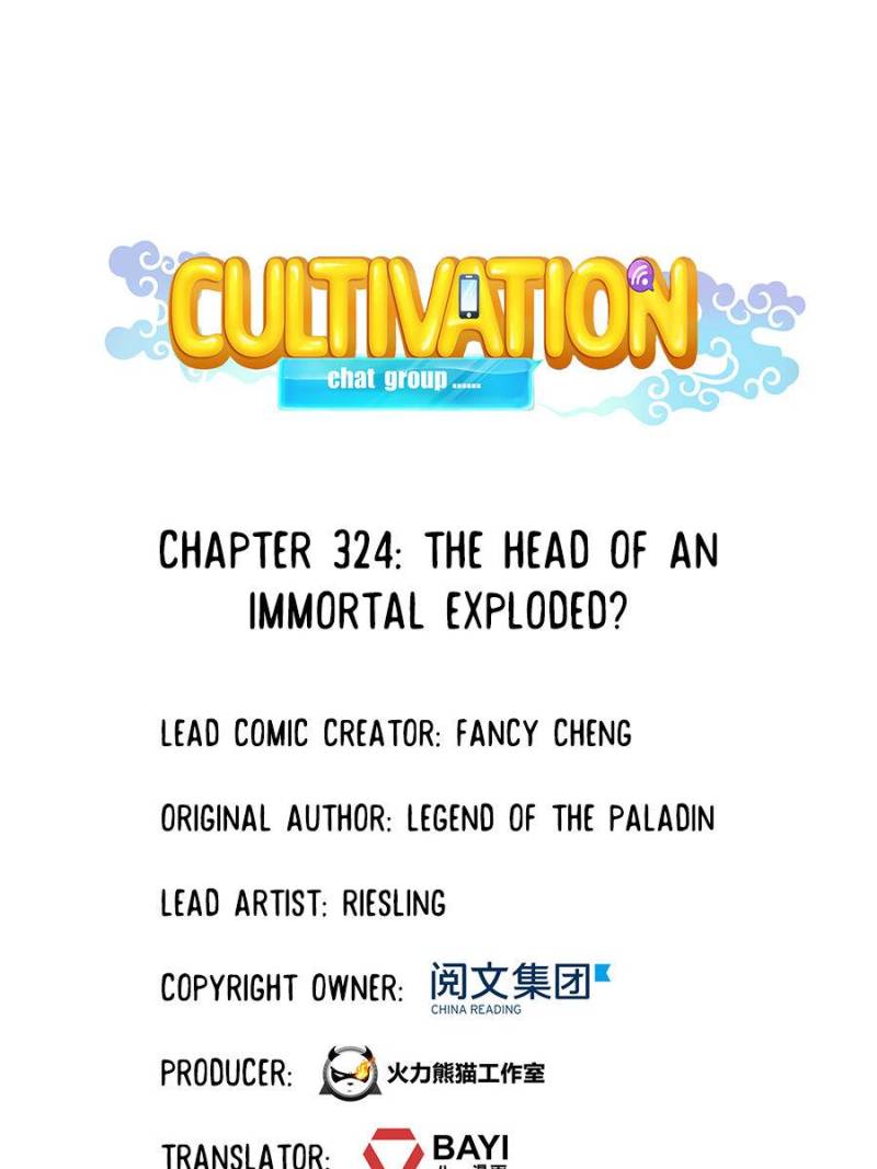 Cultivation Chat Group Chapter 324 page 1 - Chapter 324