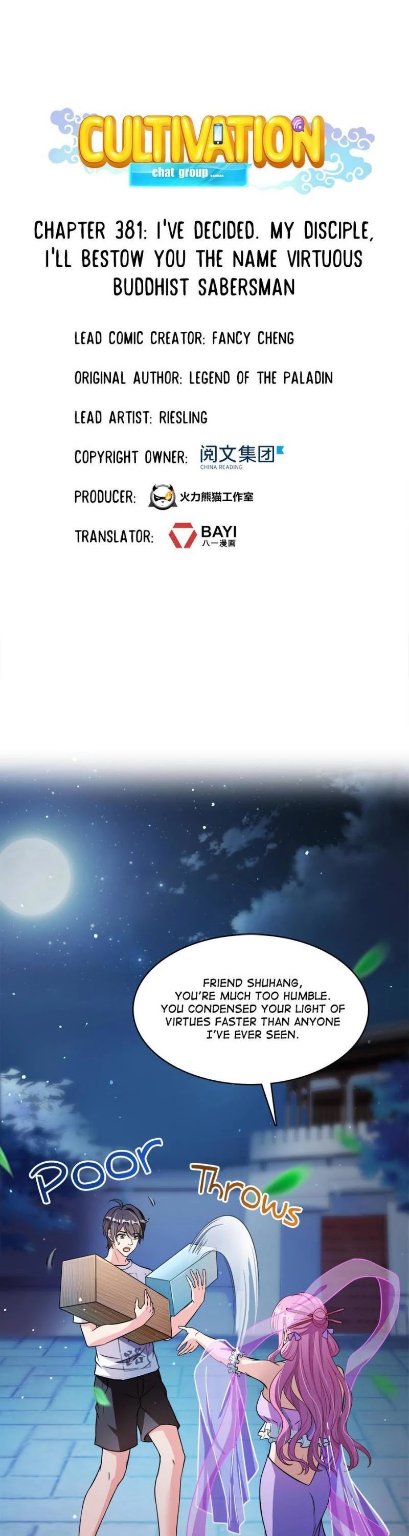 Cultivation Chat Group Chapter 381 page 1 - Chapter 381