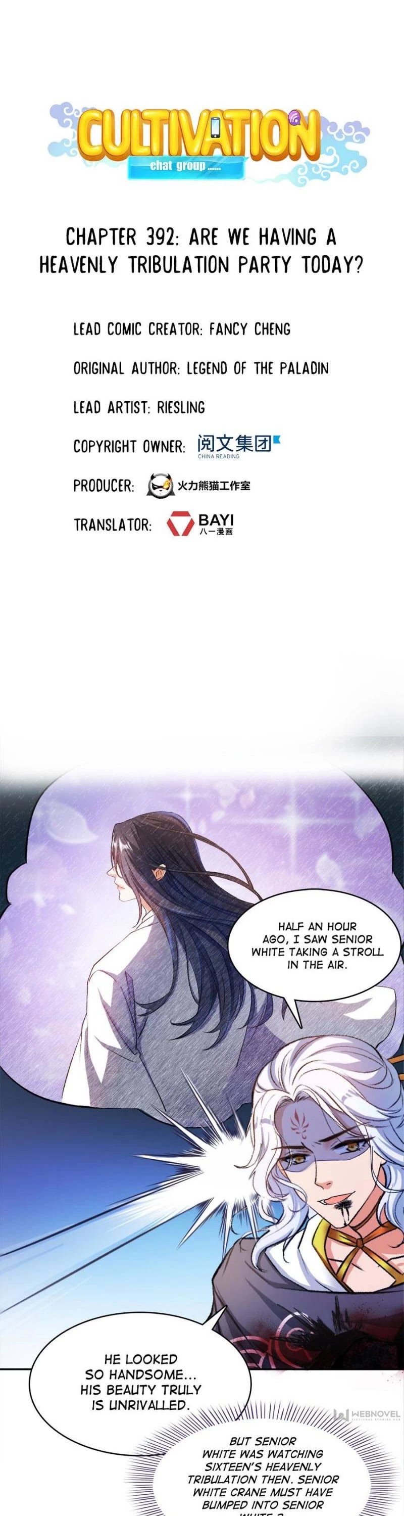 Cultivation Chat Group Chapter 392 page 1 - Chapter 392