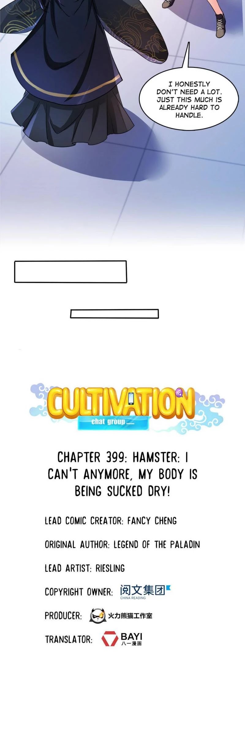 Cultivation Chat Group Chapter 399 page 3 - Chapter 399