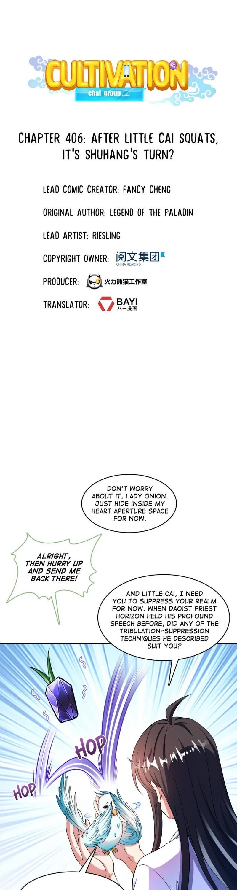 Cultivation Chat Group Chapter 406 page 2 - Chapter 406