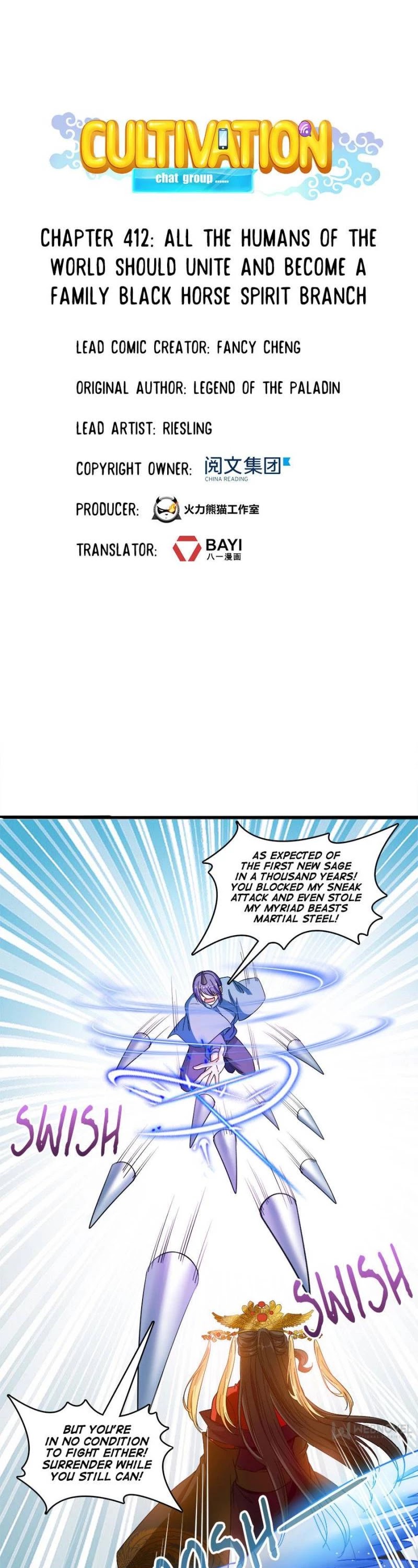 Cultivation Chat Group Chapter 412 page 1 - Chapter 412