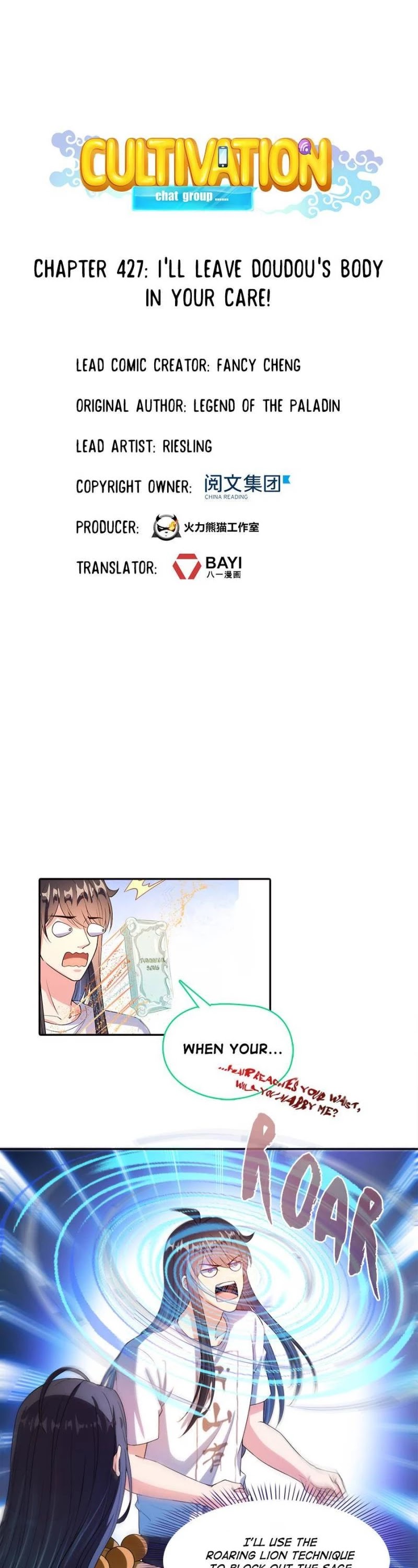 Cultivation Chat Group Chapter 427 page 1 - Chapter 427