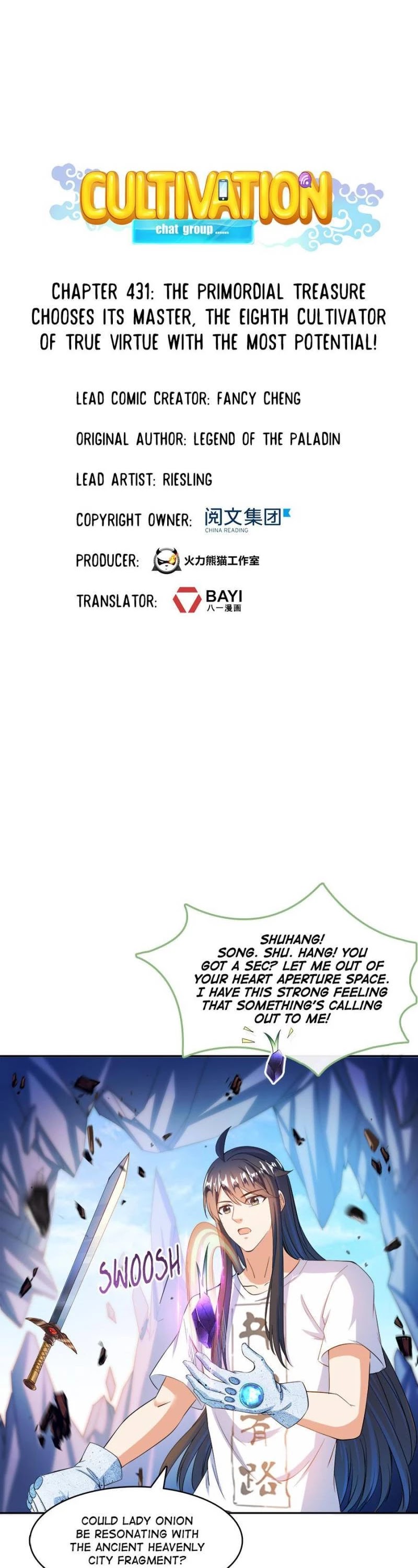 Cultivation Chat Group Chapter 431 page 1 - Chapter 431
